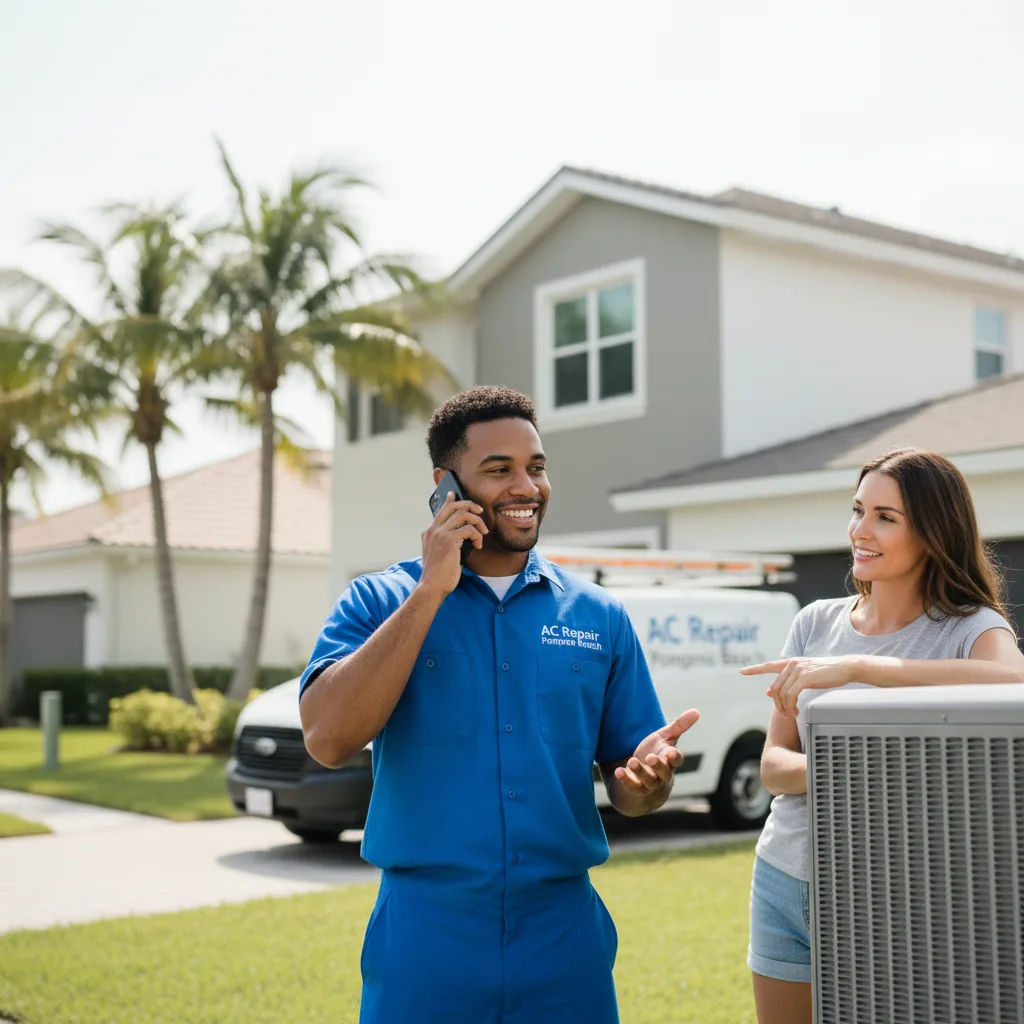 AC Repair Pompano Beach customer support in New Canaan
